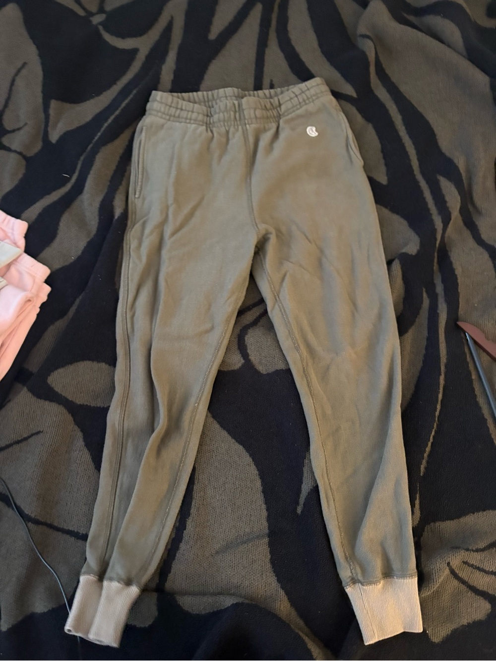 Todd Snyder Olive Green Track Joggers